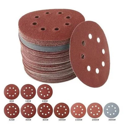 στρογγυλά επιθέματα λείανσης Velcro