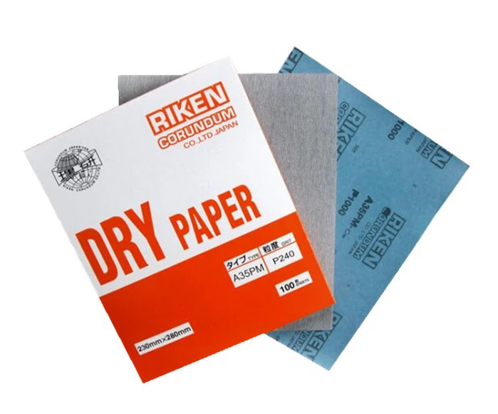 Super Coating Dry Abrasive Sandpaper Riken A35PM Super Coating Dry Abrasive Sandpaper Riken A35PM